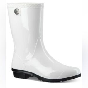 UGG Sienna Women's White Rain Boots Size 7